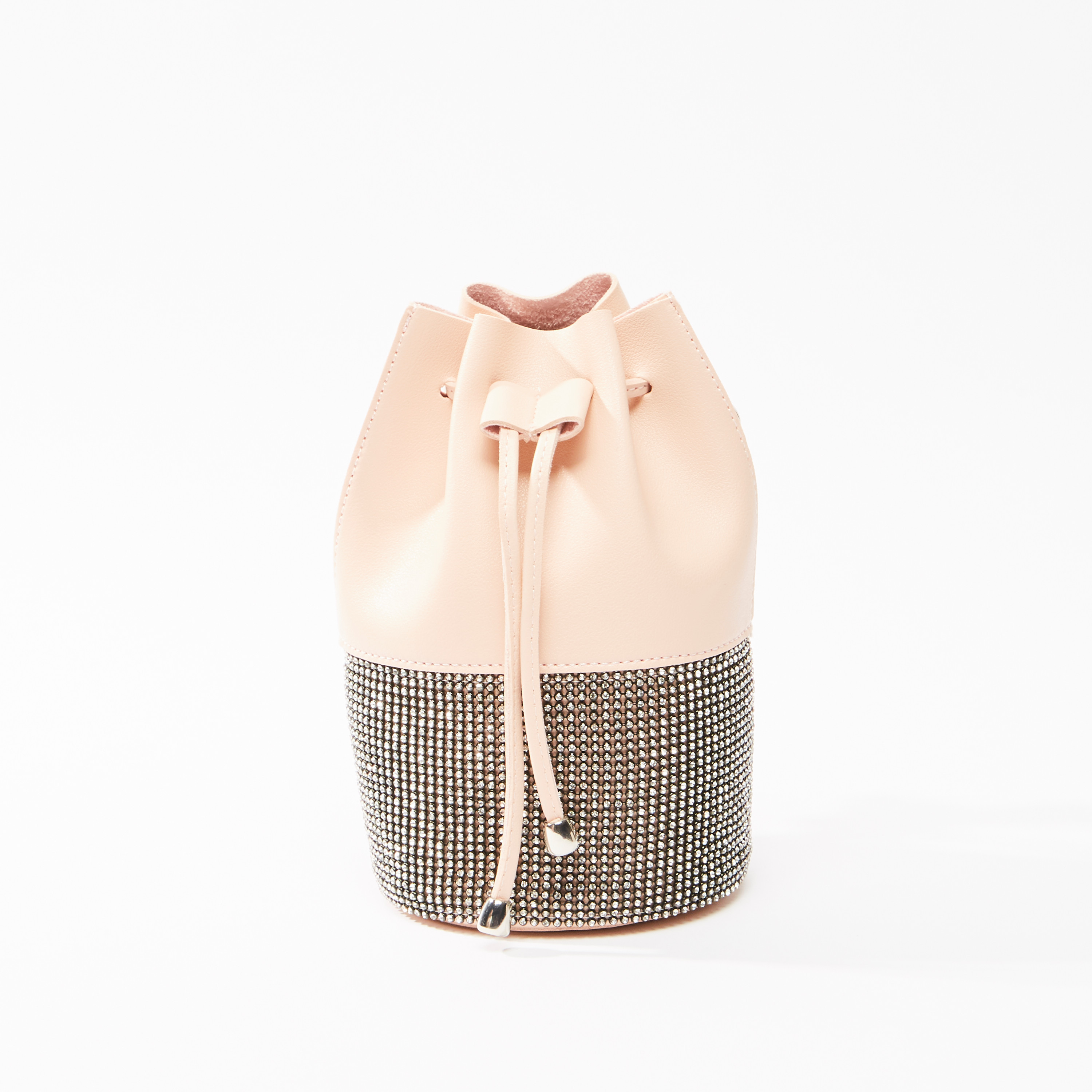 Studded Handbag with Drawstring-women-bagsandwallets-handbags-image-1