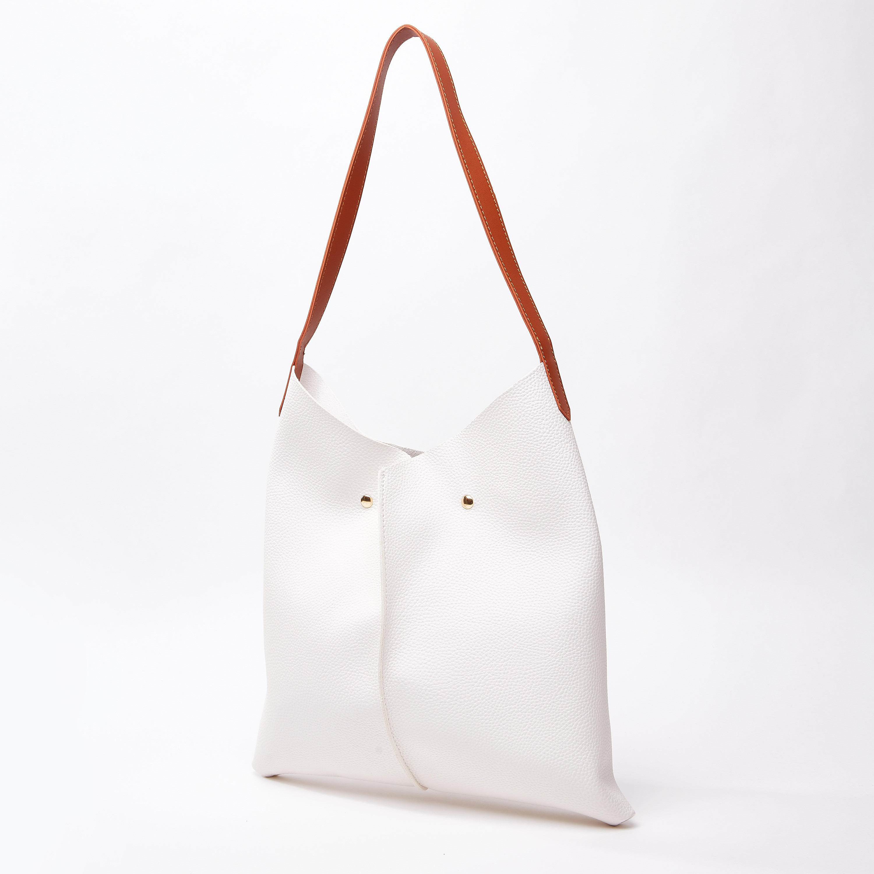 Plain Tote Bag with Pouch-women-bagsandwallets-handbags-image-4