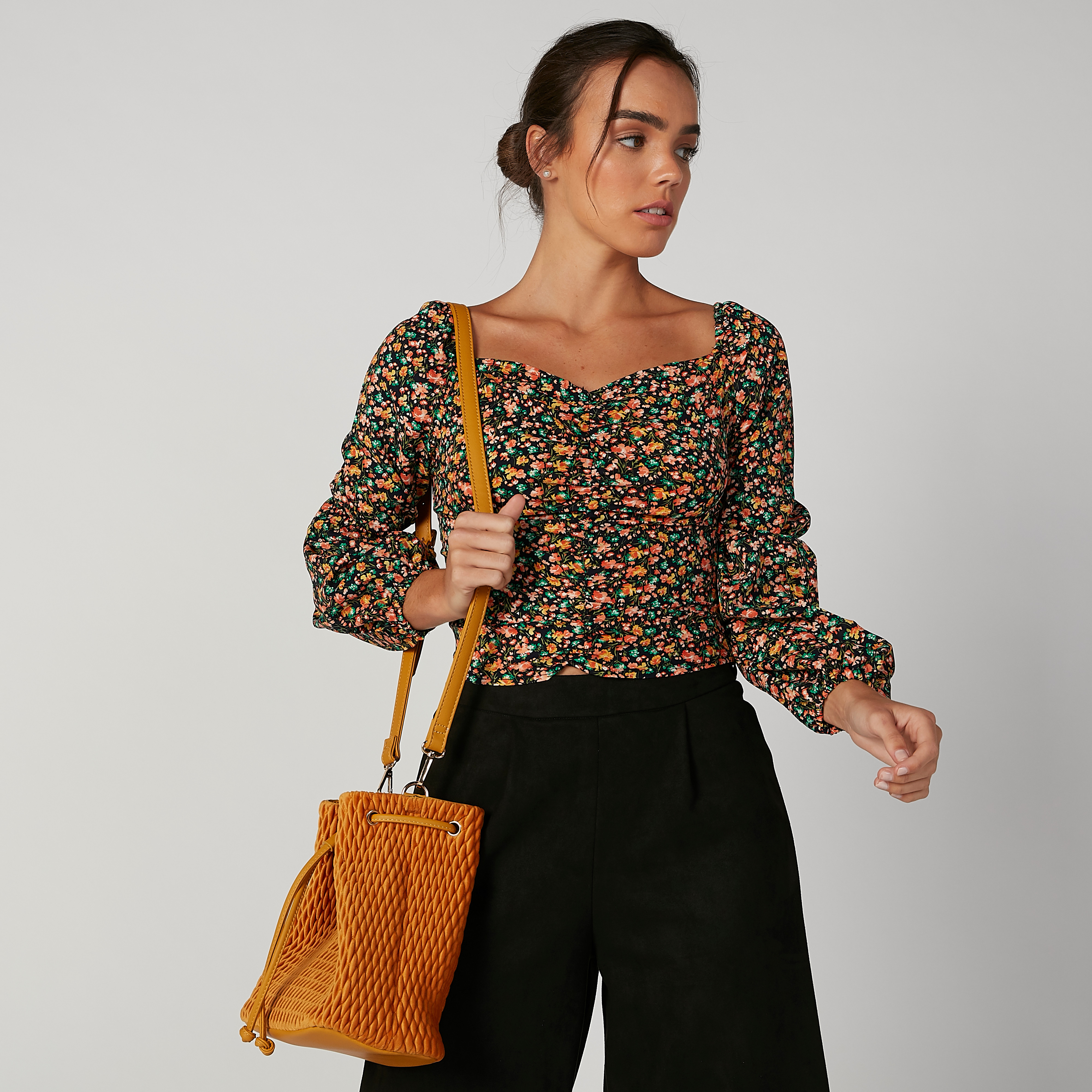 Textured Tote Bag with Detachable Strap-women-bagsandwallets-handbags-image-2