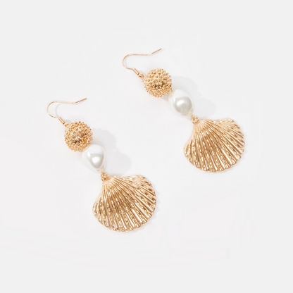 Embellished Dangling Earrings with Fish Hook