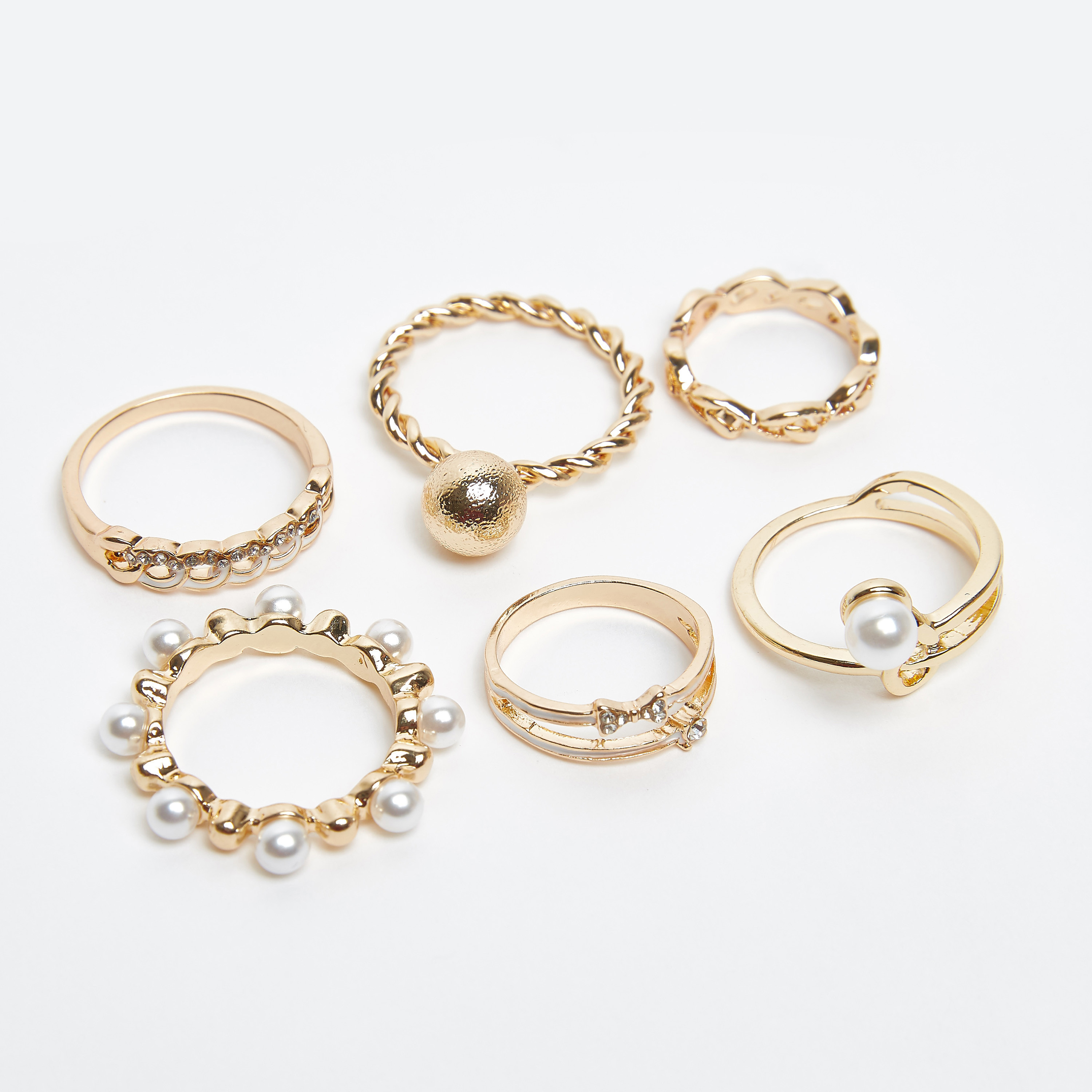 Set of 4 - Assorted Finger Rings-women-watchesandjewellery-jewellery-rings-image-3