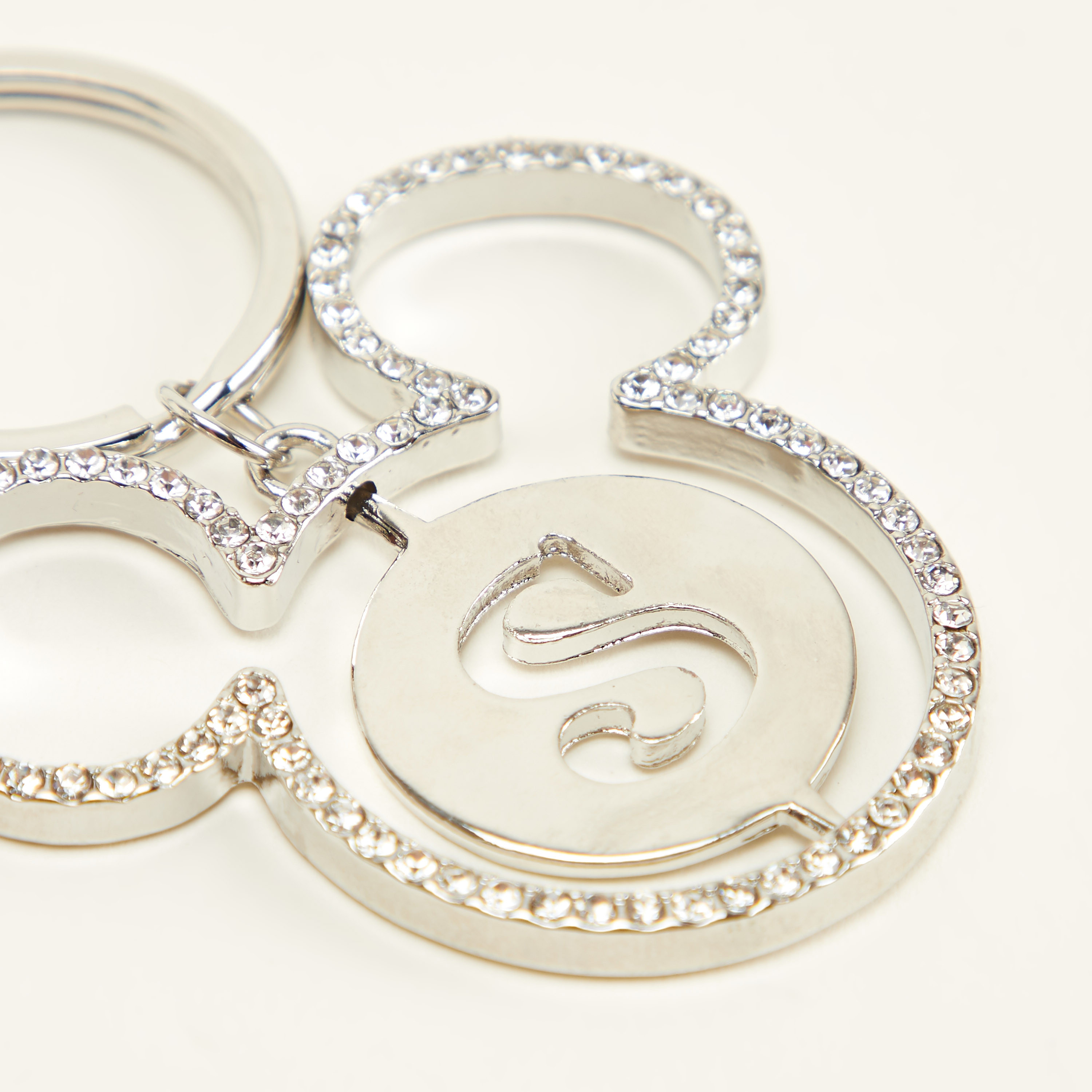 سلسلة مفاتيح بزينة حرف أس وشكل ميكي ماوس-women-clothingaccessories-novelties-image-2