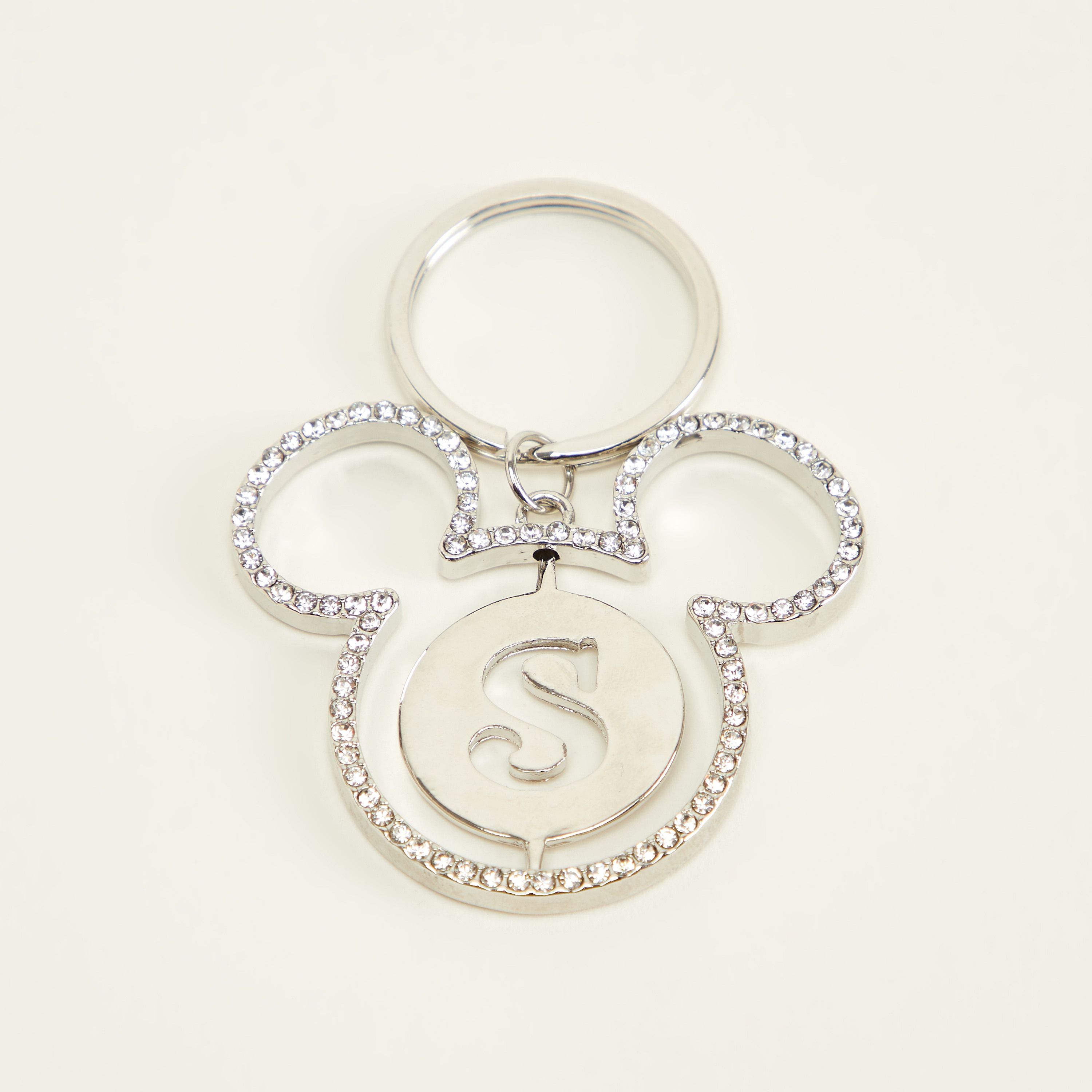 سلسلة مفاتيح بزينة حرف أس وشكل ميكي ماوس-women-clothingaccessories-novelties-image-4