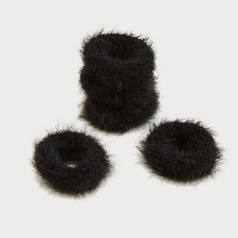 Set of 5 - Plush Hair Tie-Hair Accessories-image-3