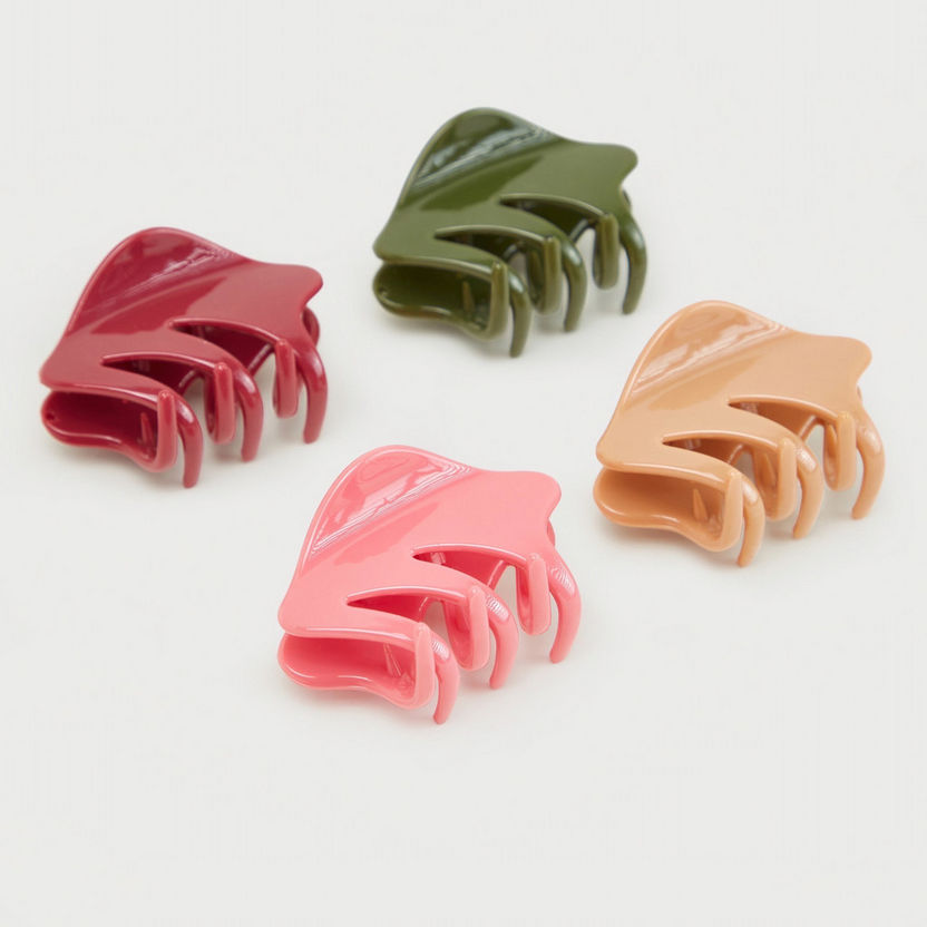 Set of 4 - Gloo Solid Hair Clamp-Hair Accessories-image-0