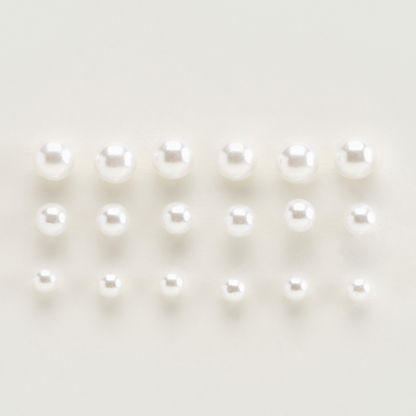 Set of 9 - Gloo Pearl Embellished Stud Earrings-Earrings-image-0