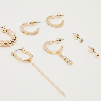 Set of 7- Assorted Embellished Earrings-Earrings-image-4