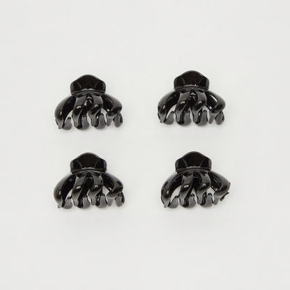 Set of 4 - Gloo Solid Hair Claw Clip