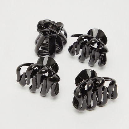 Set of 4 - Gloo Solid Hair Claw Clip