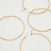 Set of 2 - Metallic Hoop Earrings-Earrings-thumbnailMobile-2