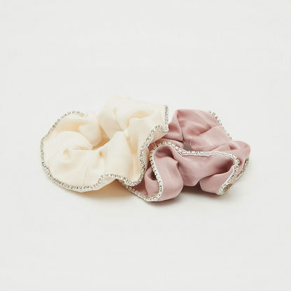 Set of 2 - Embellished Hair Scrunchie-Hair Accessories-image-4