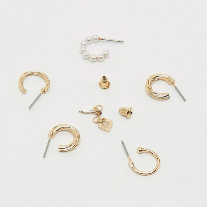 Set of 6 - Assorted Earrings with Pushback Closure-Earrings-image-2