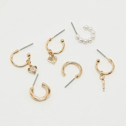 Set of 6 - Assorted Earrings with Pushback Closure-Earrings-image-3