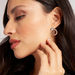 Set of 3 - Embellished Earrings with Pushback Closure-Earrings-thumbnailMobile-1