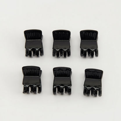 Set of 6 - Gloo Solid Hair Clamps