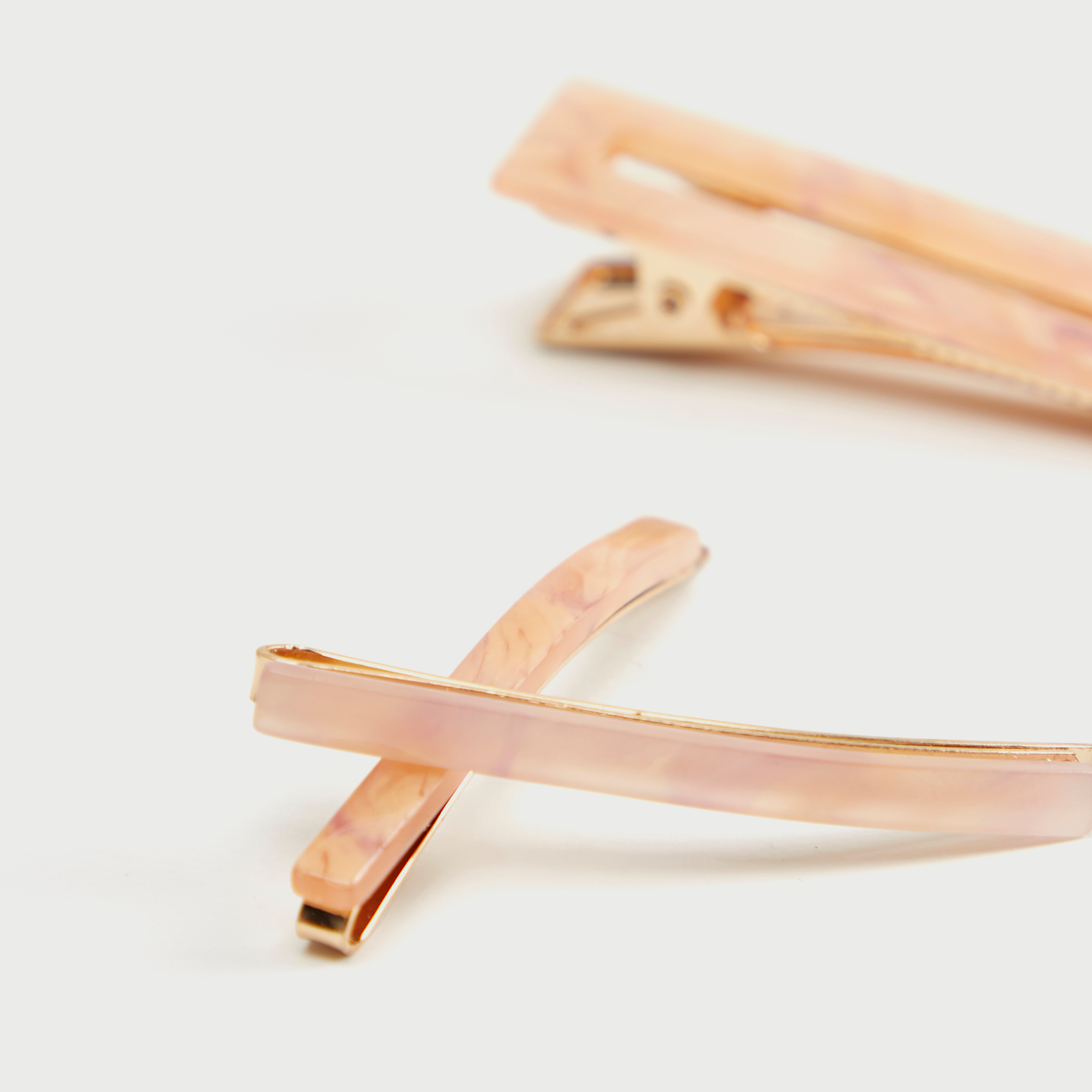 مشبك شعر سادة من جلوو -  طقم 3 قطع-women-hairaccessories-image-2