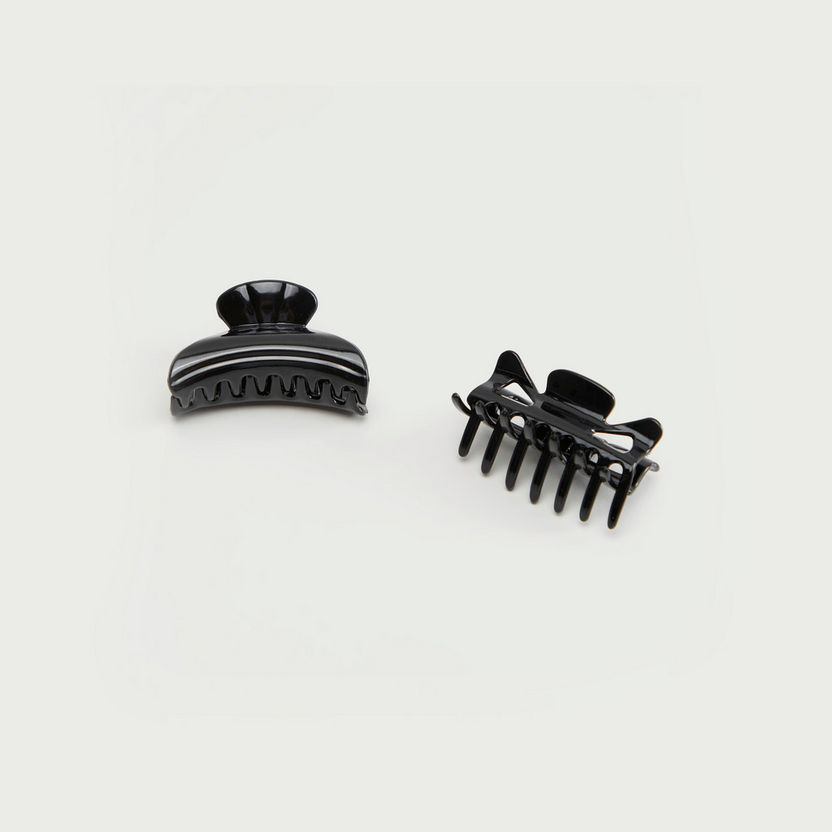 Set of 2 - Gloo Solid Hair Claw Clips-Hair Accessories-image-0