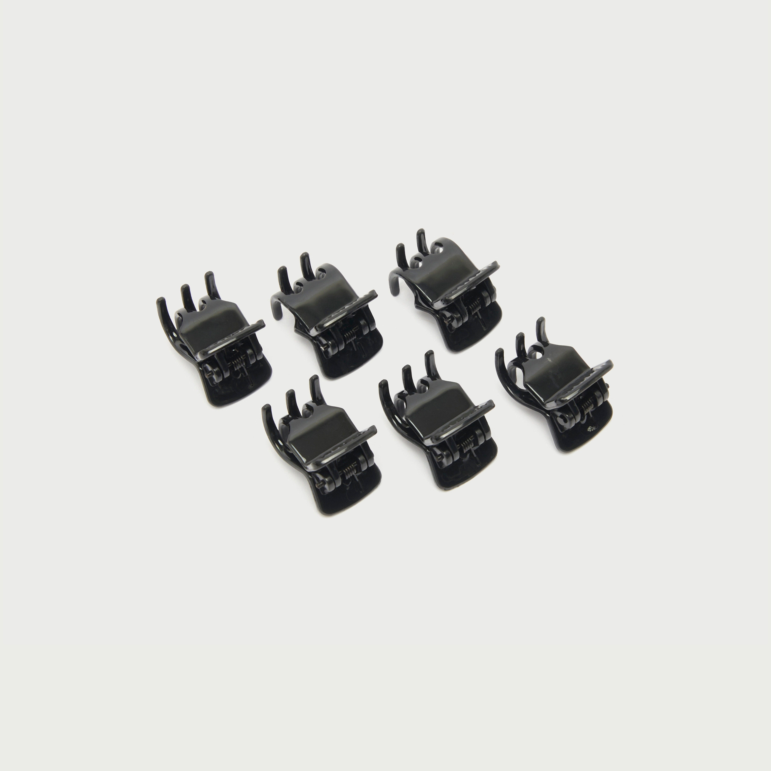 Set of 6 - Gloo Solid Hair Clamps-women-hairaccessories-clamps-image-1