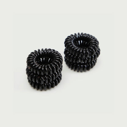 Set of 6 - Gloo Spiral Elasticated Hair Tie-Hair Accessories-image-0