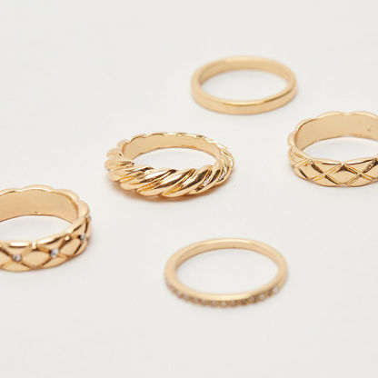 Set of 5 - Assorted Finger Ring-Rings-image-4