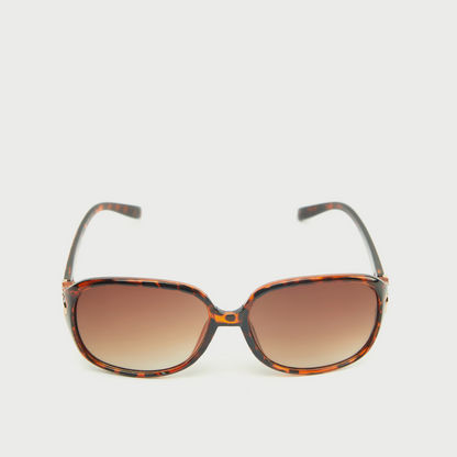 Animal Print Full Rim Sunglasses with Nose Pads-Sunglasses-image-4