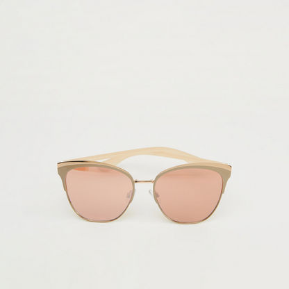 Full Rim Cateye Sunglasses with Nose Pads-Sunglasses-image-0