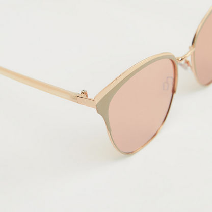 Full Rim Cateye Sunglasses with Nose Pads-Sunglasses-image-2