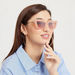 Full Rim Cat Eye Sunglasses with Nose Pads-Sunglasses-thumbnailMobile-2