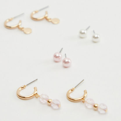 Set of 6 - Embellished Earrings