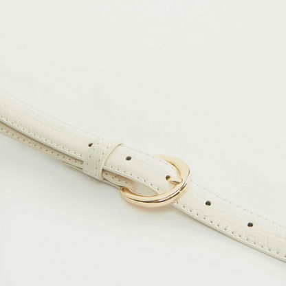 Textured Belt with Pin Buckle Closure-Belts-image-4