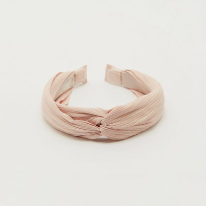 Textured Hairband with Knot Detail