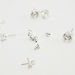 Set of 9 - Embellished Stud Earrings with Pushback Closure-Earrings-thumbnail-4
