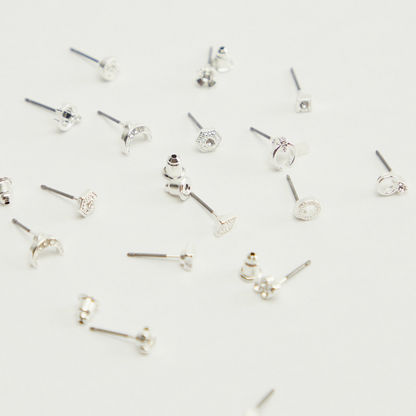 Set of 12 - Assorted Stud Earrings with Push Back Closure-Earrings-image-3
