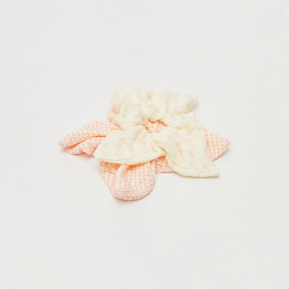 Set of 2 - Textured Square Scrunchie-Hair Accessories-image-3