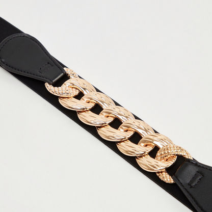 Chain Accented Waist Belt-Belts-image-5