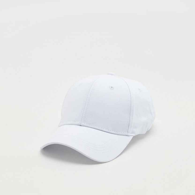 Solid Cap with Adjustable Strap-Caps & Hats-image-0