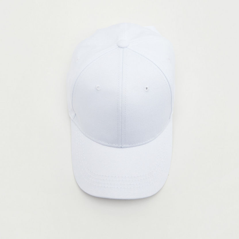 Solid Cap with Adjustable Strap-Caps & Hats-image-2