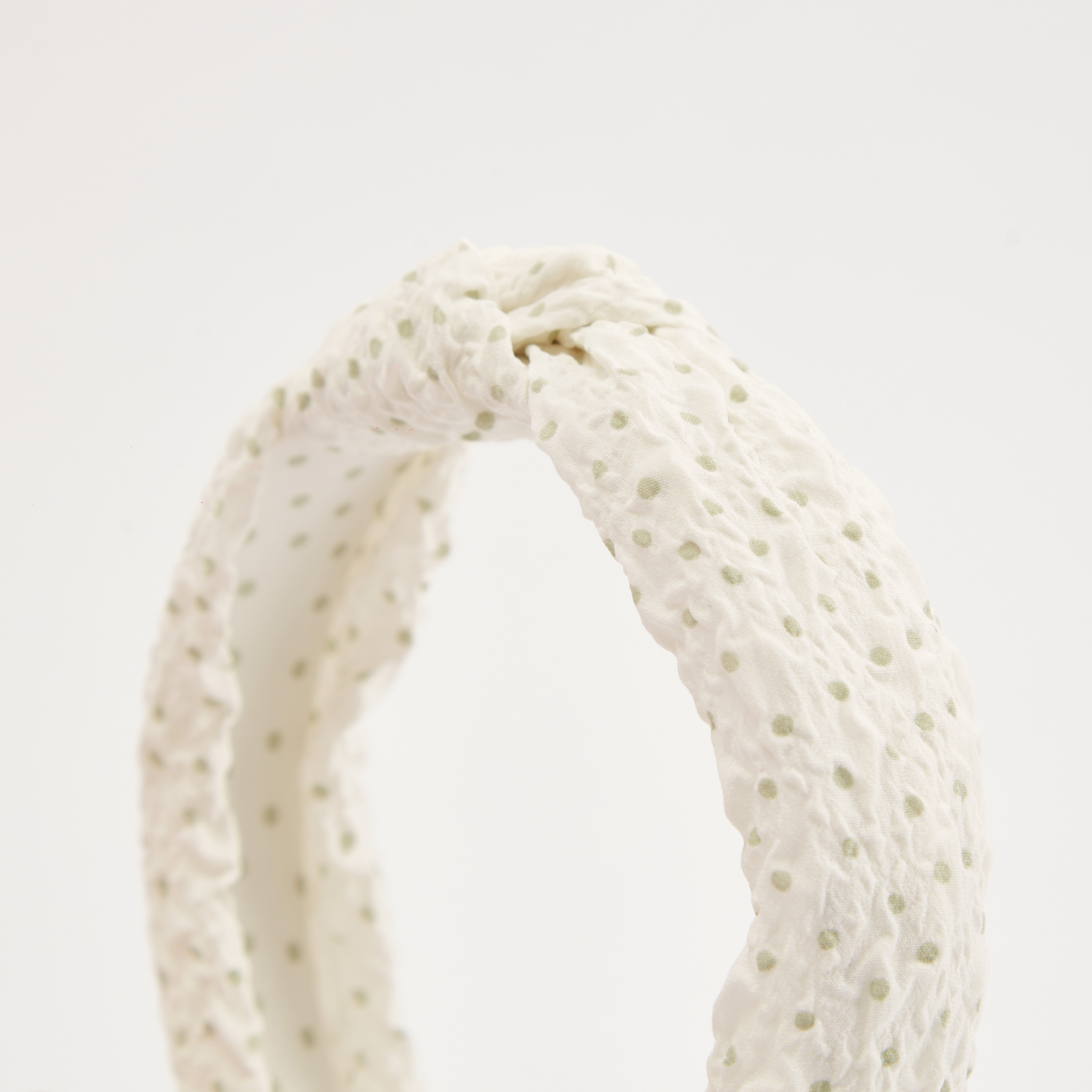 Gloo Polka Dot Headband with Knot Detail-women-hairaccessories-image-2