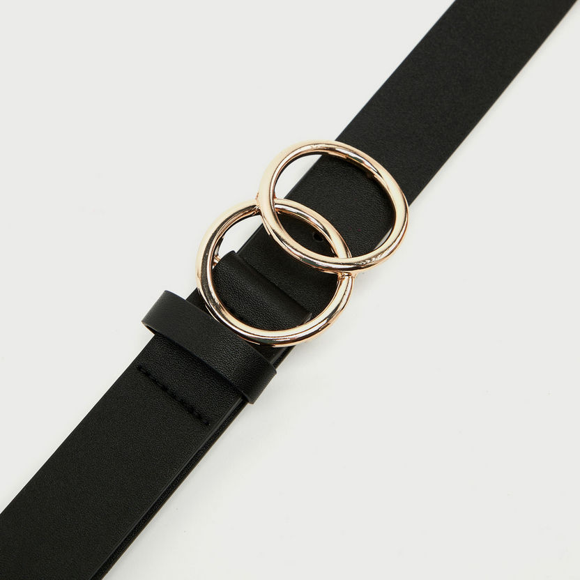 Solid Belt with Double Circle Snap Closure-Belts-image-3