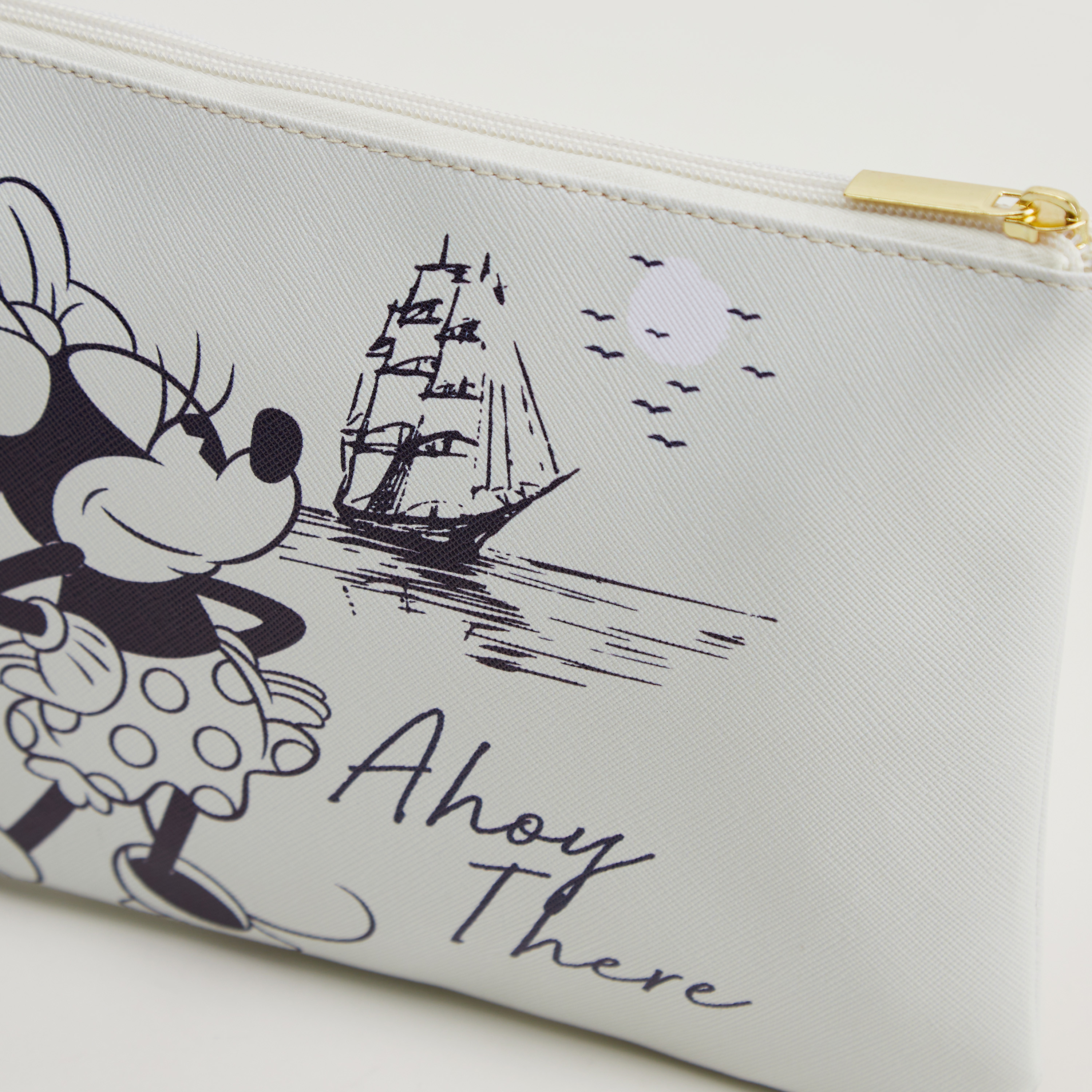 Minnie Mouse Print Pouch with Zip Closure-women-bagsandwallets-handbags-image-2