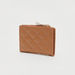 Quilted Card Holder with Button Closure-Wallets-thumbnailMobile-1