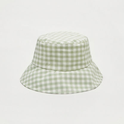 Checked Bucket Hat-Caps & Hats-image-0