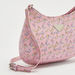 Floral Print Crossbody Bag with Zip Closure-Bags-thumbnailMobile-2