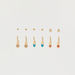 Set of 6 - Embellished Hoop Earrings with Pushback Closure-Earrings-thumbnail-0