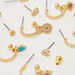 Set of 6 - Embellished Hoop Earrings with Pushback Closure-Earrings-thumbnailMobile-1