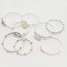 Set of 8 - Metallic Embellished Rings-Rings-thumbnail-1