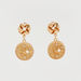 Embellished Knot Drop Earrings with Pushback Closure-Earrings-thumbnail-0