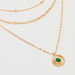 Layered Pendant Necklace with Lobster Clasp Closure-Necklaces & Pendants-thumbnailMobile-1
