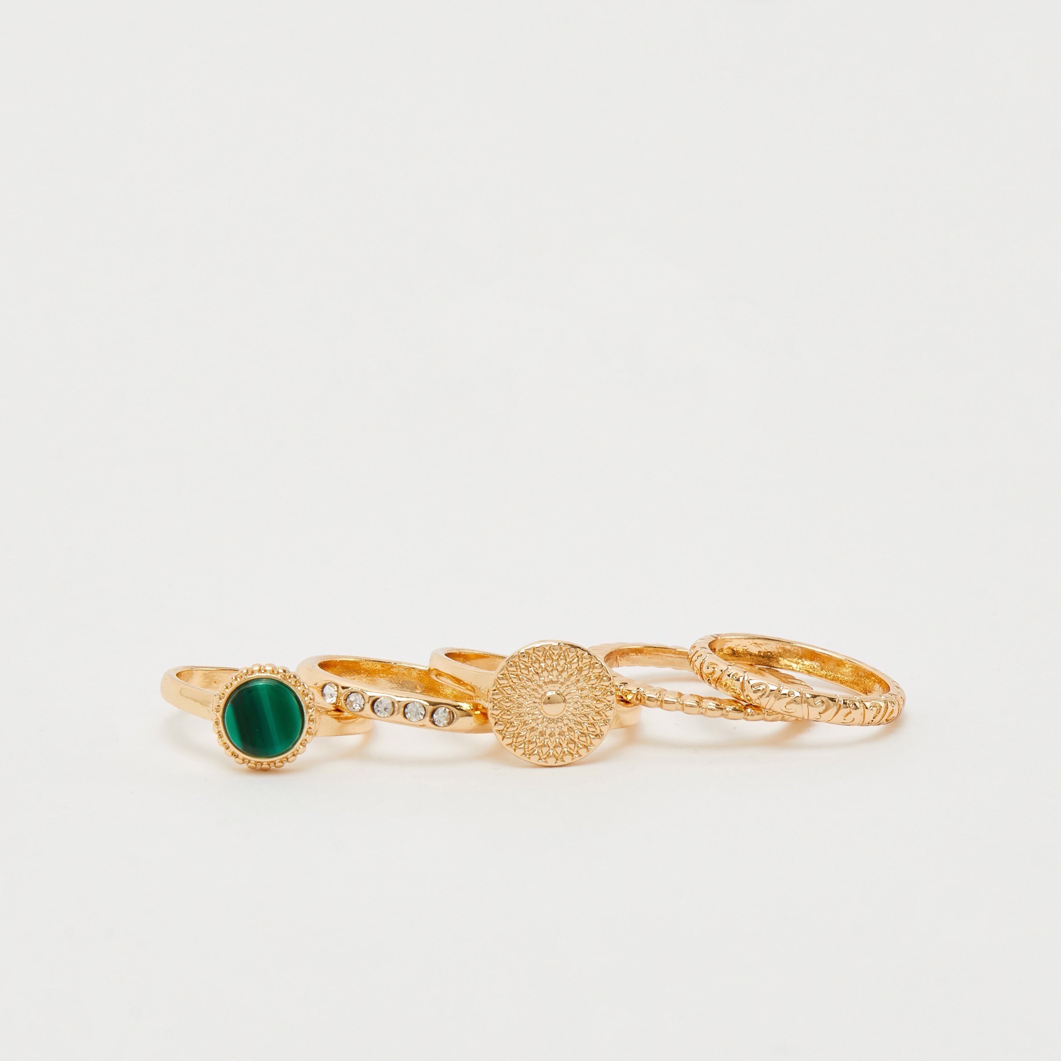 خواتم متنوعة - طقم 5 قطع-women-watchesandjewellery-jewellery-rings-image-3