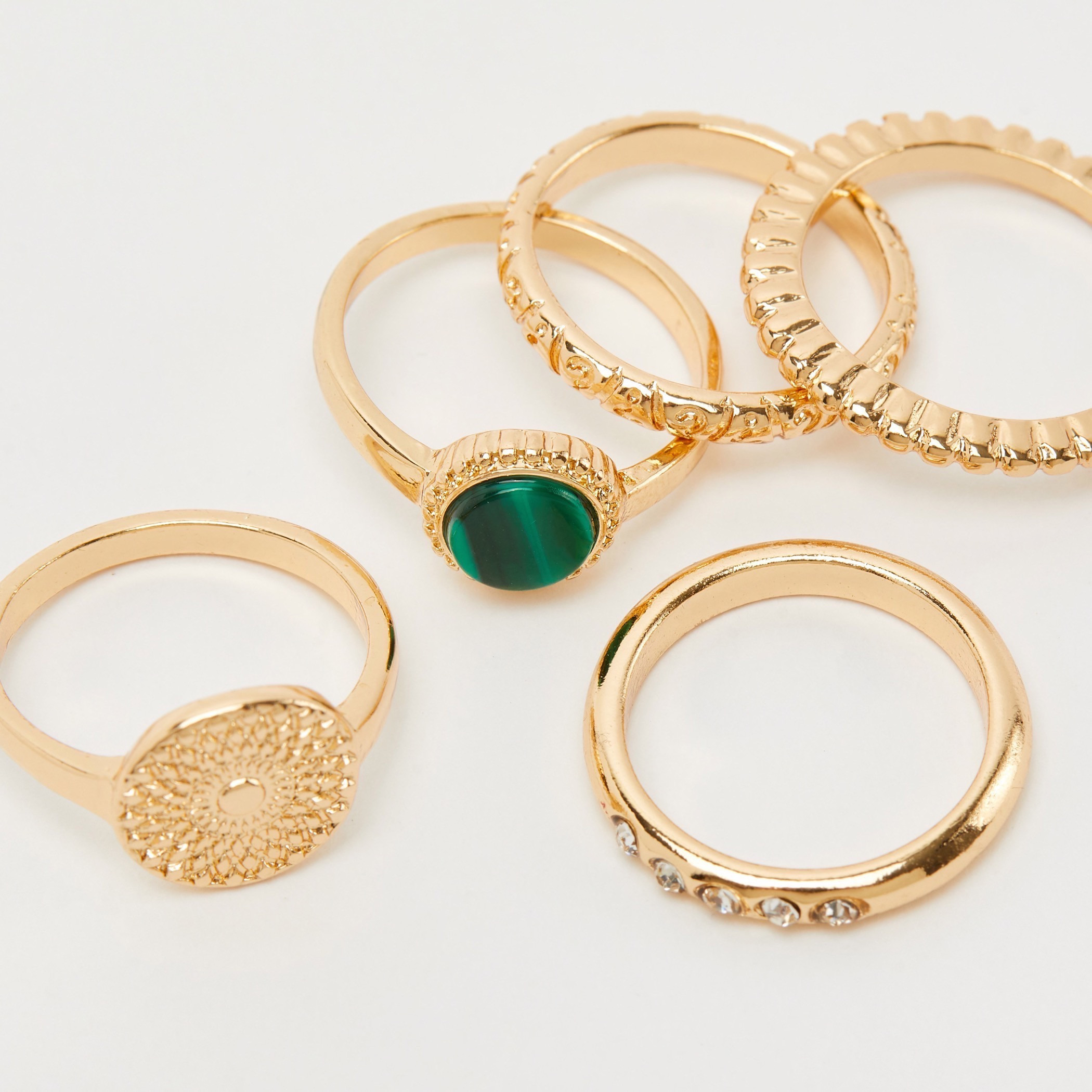 خواتم متنوعة - طقم 5 قطع-women-watchesandjewellery-jewellery-rings-image-4